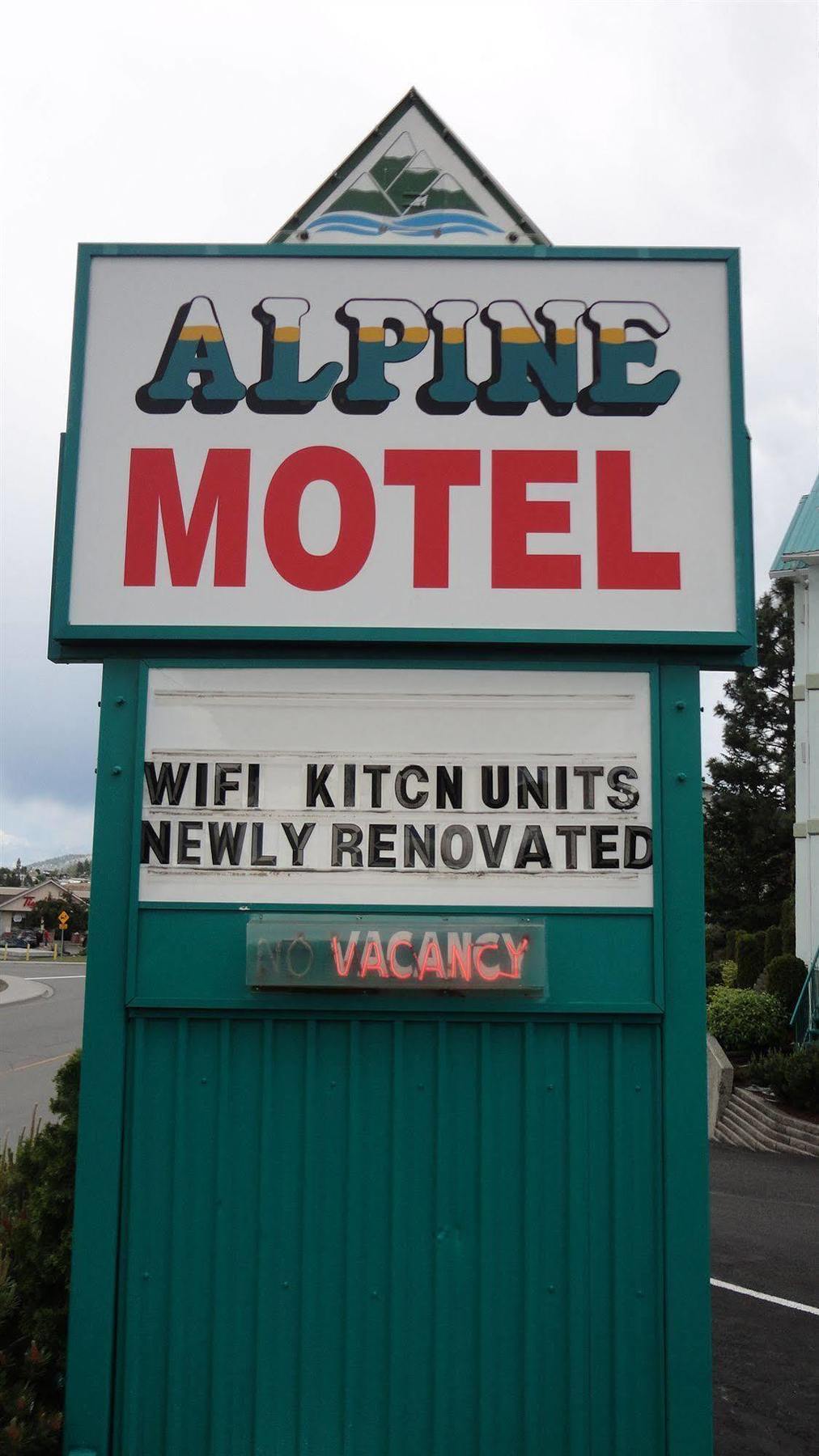 Alpine Motel Kamloops Eksteriør billede